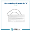 mascherina lavabile bambini in tnt confezione da 2 pezzi
