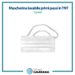 mascherina lavabile primi passi in tnt 2 pezzi