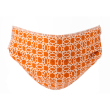 mascherina lavabile per adulti colore arancio arabo 2 pezzi