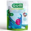 gum easy flossers forcelle interdentali filo cerato (30 pz)