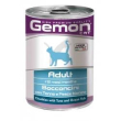 gemon cat bocconi adult tonno pesce bianco 415gr