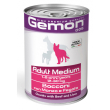 gemon cane bocconi medium adult manzo fegato 415gr (lattina)