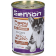 monge gemon pollo e tacchino cani puppy junior 415 g mangime