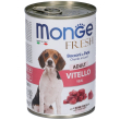 monge fresh vitello cani adulti 400 g mangime