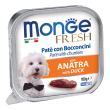 monge cane fresh vaschetta adulto anatra 100 gr