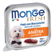 monge cane fresh pate' anatra 100gr (vaschetta)