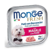 fresh maiale - paté con bocconcini per cani adulti  100 gr