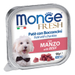 monge cane fresh vaschetta adulto manzo 100 gr