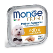 fresh pate e bocconcini pollo - alimento completo per cani di piccola taglia 100 gr