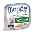 fresh pate con bocconcini di pollo e ortaggi - alimento completo per cani di piccola taglia 100 gr