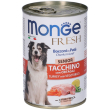 monge fresh senior tacchino con ortaggi 400 g mangime