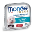 fresh paté con bocconcini tonno - alimento per cani di piccola taglia 100 gr