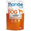 monge dog grill senior anatra 100gr buste