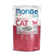 monge cat grill adult sterilised vitello 85gr buste