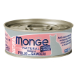 monge gatto natural busta adulto tonno & gamberetti 80 gr