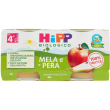 hipp omogeneizzato bio  mela pera 80 gr 2 pezzi