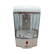 dispenser automatico a infrarossi da muro per sapone o schiuma capacità 600 ml