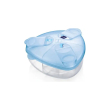 milk box - contenitore per latte in polvere triangolare - blu