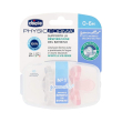 chicco artsana physioforma® succhietto gommottino in silicone 2-6 mesi rosa