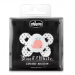 chicco succhietto comfort black&withe silicone 0-6 mesi