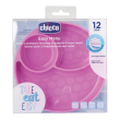 chicco piatto silicone ventosa rosa 1 pc