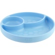 chicco piatto in silicone con ventosa - azzurro