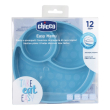 chicco piatto silicone ventosa blu 1 st