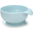 chicco easy bowl - ciotola in silicone con ventosa colore azzurro
