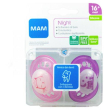 mam succhietto night silicone 16m+ 2 pezzi