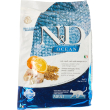 n&d ocean adult al merluzzo e arancia - alimento completo per gatti 5 kg