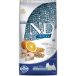 n&d ocean merluzzo farro e arancia - alimento completo per cani adulti taglia mini 7 kg