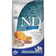 n&d ocean adult medium & maxi al merluzzo - alimento completo per cani 2,5 kg