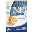 n&d ocean aringa e arancia - alimento completo per gatti adulti sterilizzati 300 gr