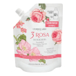 l’erbolario 3 rosa ecoricarica bagnoschiuma, 500 ml