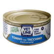 vet line per gatto tonno naturale+tacchino 70 g