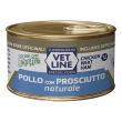 olistika vet line gatto pollo prosciutto 70gr (lattina)