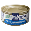 olistika vet line gatto pollo formaggio 70gr (lattina)