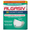 algasiv - adesivo per protesi dentaria superiore - 30 cuscinetti