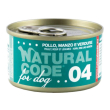 natural code cane 04 pollo manzo verdure 90gr (lattina)