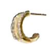 bjt203 orecchini miami gold stainless steel