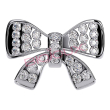 biojoux - orecchini bow tie crystals 12 millimetri