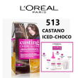 l'oreal paris - tintura capelli casting crème gloss , 513 castano iced-choco senza ammoniaca