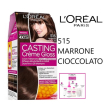l'oreal paris - tintura capelli  casting crème gloss -515 marron chocolat senza ammoniaca