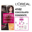 l'oreal paris -tintura capelli casting crème gloss -  4102 cioccolato fondente senza ammoniaca