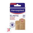 hansaplast elastic/fabric 20 strips assortiti