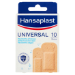 hansaplast universal cerotti resistenti all'acqua assortiti 10 pezzi 2 formati