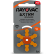 rayovac extra size 13- batterie per apparecchi acustici 6 pile