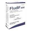 fludif 600 gusto vaniglia/banana - 10 bustine - integratore con n-acetilcisteina e vitamina c