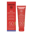 apivita - bee sun safe hydra fresh crema gel viso colorata spf50 50ml - crema solare protettiva con
