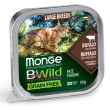 monge gatto bwild grain free large breeds bufalo 100gr (vaschetta)